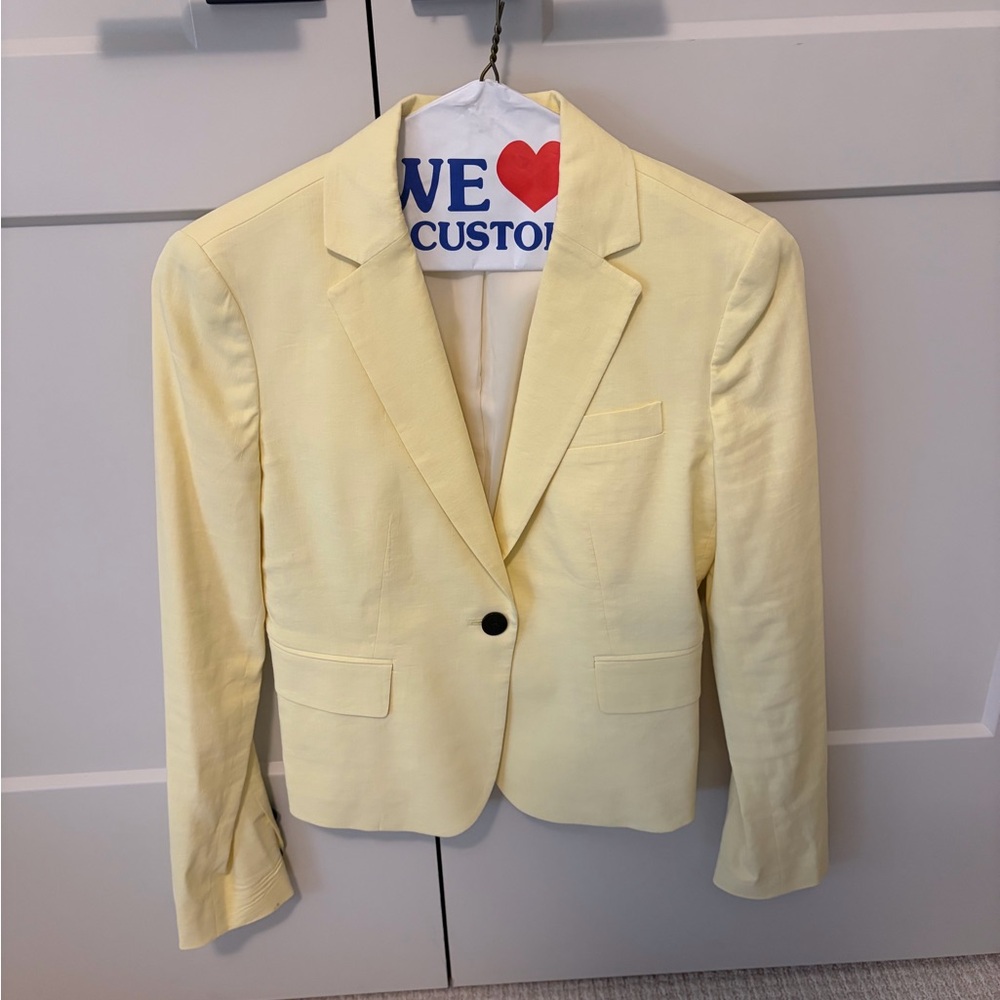Yellow Blazer Jacket